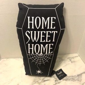 HOME SWEET HOME Coffin Pillow by Marlo Lorenz